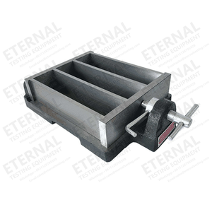 תבנית טיט בטון מלט שלוש כנופיות מעבדה יציקת טיט פלדה קוביית תבניות בדיקה אזרחית מכשיר בדיקה תבניות בדיקה - Product Image 1