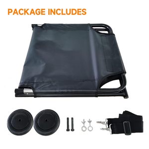 Camilla plegable impermeable para perros de 48x26 pulgadas, perros grandes, capacidad de 250 libras, camilla de rescate veterinario, ruedas silenciosas, transportadores de mascotas - Product Image 2