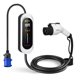 <span class=keywords><strong>Zencar</strong></span> <span class=keywords><strong>EV</strong></span> ที่ชาร์จ32A 7KW gbt บ้านยานพาหนะไฟฟ้าที่ชาร์จ evse แบบพกพาระดับ2 <span class=keywords><strong>EV</strong></span> gg/t ที่มีอุณหภูมิสีฟ้า CEE - Product Image 1