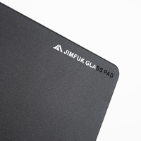 Mouse Pad kaca tepi 2.5D cepat tanpa lapisan bantalan Mouse kaca Tempered untuk Gmaer