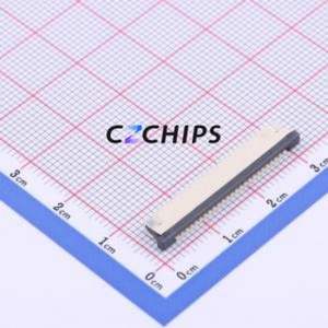 FPC-1.0AX-24PWBH25 FFC/FPC Connector SMD,P=1mm Connector Drawer Type Bottom Contact 24P 1mm - Product Image 1