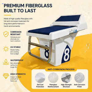 Bloc de départ portable standard fourni par le fabricant pour piscines, accessoire de plateforme de saut et de plongée pour piscine - Product Image 4