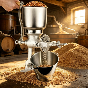 Broyeur à malt à interstice variable pour brasseurs artisanaux, facile à utiliser, en acier inoxydable, pour céréales - Product Image 4