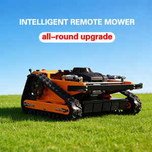 Tondeuse à <span class=keywords><strong>gazon</strong></span> télécommandée, désherbeuse sur chenilles, coupe-herbe à essence entièrement automatique - Product Image 5