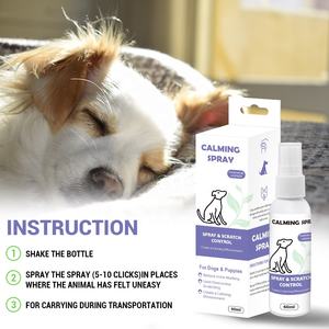 Spray apaisant à base de phéromone pour animaux de compagnie, NON toxique, pour chats et chiens, avec de l'huile naturelle - Product Image 6