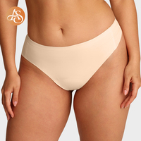 Ropa Interior Deportiva de Yoga para Mujer, Tejido Sin Costuras, Cintura Media, Transpirable, con Almohadilla de Algodón, Anti-Camel Toe, Paquete de 5 Piezas