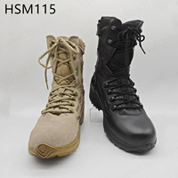 Bottes tactiques de désert pour hommes LXG, Hiking Rescue Pure Original Reinforcement, en cuir suédé anti-déchirure, bottes de combat à vendre HSM115