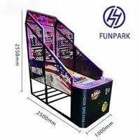 Machine de jeu d'arcade de basketball à monnayeur, jeu de tir au panier, console de jeu de basketball, simulateur de basketball, impression numérique