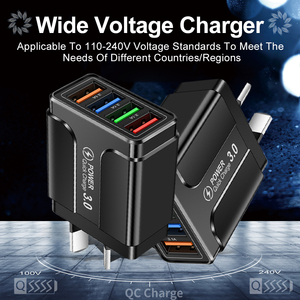 Chúng tôi/EU/AU nhanh chóng phí adapter <span class=keywords><strong>4</strong></span> <span class=keywords><strong>USB</strong></span> phí điện thoại 3.1A tường Sạc Adapter tương thích nhanh chóng sạc cho iPhone Samsung Huawei - Product Image 6