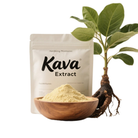 Extrait de racine de Kava de qualité alimentaire, 90% Kavalactones, extraction liquide-solide, soluble dans l'eau, poudre de Kava CO2, extrait végétal HP Valia
