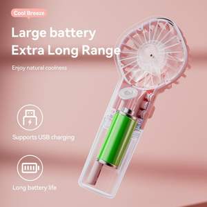 Outdoor Summer Mini Misting Water Bottle <b>Fan</b> 4 Speeds Air Cooling <b>Fan</b> Rechargeable Handheld Water Mist <b>Fan</b> - Product Image 5