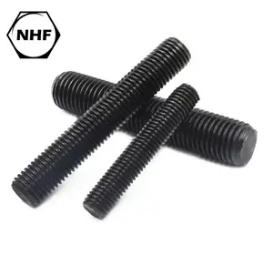 Tất cả các kích thước nhà máy cung cấp ASTM A193/a193m B7/b7m cường độ cao Đen Threaded Rod