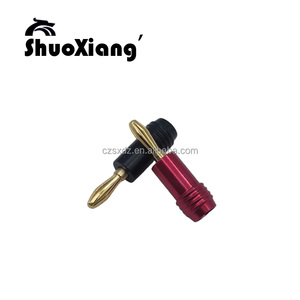 Золотистые штекеры-бананы 4 мм для аудиокабеля, прямые поставки с завода, с возможностью индивидуального заказа - Product Image 3