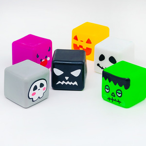 Bóp Đồ Chơi Hot-Bán Halloween Nhỏ <span class=keywords><strong>Cube</strong></span> EVA Căng Thẳng Cứu Trợ Đồ Chơi Cross-Biên Giới Thương Mại Nước Ngoài Chậm Phục Hồi Và Vui Vẻ Prank Thiết Kế - Product Image 4