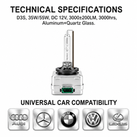 H9 9006 9004 35W 4300K Wasserdichter 2000-Stunden-Direktersatz Plug-and-Play Auto Offroad D4S H4 6000K Xenon-Scheinwerfer