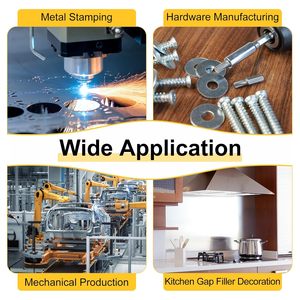 10 шт. мягких полосок из нержавеющей стали 304, толщина 0,3 мм (0,012 дюйма), плоский пруток 25,4x310 мм (1x12 дюймов), для заполнения зазоров, отделки, рукоделия - Product Image 6