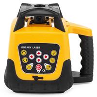 Niveau laser rotatif 360°, laser vert, portée 500m, auto-nivelant, pour la construction, avec échelles de mesure automatiques