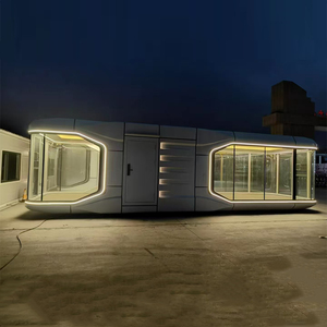 Casa contenedor convertida de servicio de alta calidad, casa portátil prefabricada, cápsula espacial de casa móvil de lujo - Product Image 4