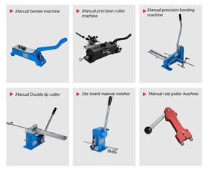 Máquina manual de plegado de cartón corrugado con 36 moldes, caja de troqueles, engranaje de rodamiento de 0.01mm para fabricación de tableros de troqueles. - Product Image 3