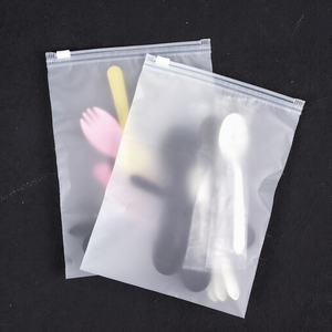 Sachets en plastique PE de qualité alimentaire avec fermeture éclair, impression personnalisée en gravure intégrale, sachet givré à fermeture éclair pour aliments secs et frais - Product Image 4