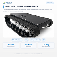 Châssis de robot UGV tout-terrain 15 kg, plateforme modulaire extensible pour véhicule terrestre sans pilote, pour inspection, recherche, charge utile personnalisée