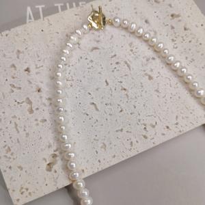 Collar de Perlas Naturales Modelo 2022 para Mujer, Estilo Lujoso y Discreto, Cadena para Clavícula, Dos Estilos, Artículo de Moda - Product Image 5