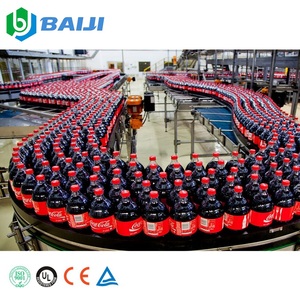 Hoàn toàn tự động quy mô nhỏ có ga nước giải khát nước giải khát đóng chai dây chuyền sản xuất máy chiết rót - Product Image 1