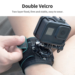 <span class=keywords><strong>Support</strong></span> de <span class=keywords><strong>poignet</strong></span> rotatif à 360 degrés HONGDAK pour caméra <span class=keywords><strong>GoPro</strong></span>, style gant, avec vis - Product Image 2