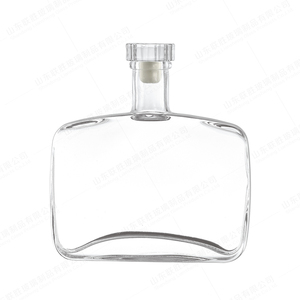 Super Flint Glass 500ml 700ml 750ml Whisky Crystal Peaks Half Dome Decanter Botella con tapa - Product Image 2