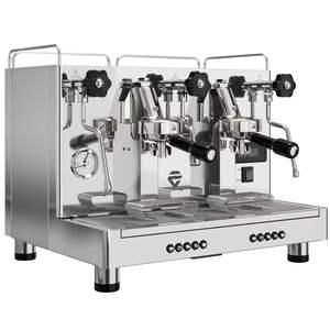 Máquina de Café Semiautomática Italiana Comercial de Dos Grupos - Product Image 1