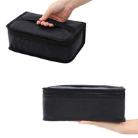 Pochette alimentaire isolante multifonctionnelle Sac isotherme à bento pliable en tissu Oxford pour pique-nique Utilisation quotidienne Pochette alimentaire isolante à la mode