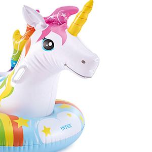 <span class=keywords><strong>Intex</strong></span> 57552 Support gonflable pour animaux Jeu d'eau Jouet pour enfants Licorne gonflable Ride-on - Product Image 2