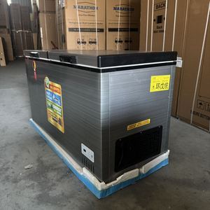 688L Large Capacity Chest <b>Freezer</b> Horizontal Two Door Compressor for Home Hotel Outdoor Use Dual Door Access Two Swing Doors Pro - Product Image 1