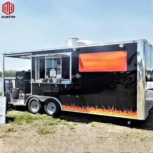 Nuovo Design Personalizzato Outdoor Ice Cream Truck Mobile Da Cucina A Buon Mercato Mobile Cibo Camion Barbecue Cibo Rimorchio Utilizzato Food Trucks