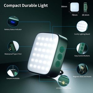 Mini <span class=keywords><strong>Linterna</strong></span> LED Recargable Portátil de 3W para Emergencias y Camping con Función de Banco de Energía, <span class=keywords><strong>Verde</strong></span> y Negro, Garantía de 5 Años - Product Image 2