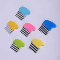 Coupe-pommes manuel multi-dents en acier inoxydable avec poignée en PP, réutilisable, portable et durable pour la cuisine – Vente directe usine