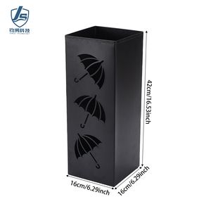 <span class=keywords><strong>Portaombrelli</strong></span> Quadrato in <span class=keywords><strong>Metallo</strong></span>, Supporto Autoportante per Ombrelli per Ingresso, Ufficio, Casa, Hotel, Negozio - Product Image 5