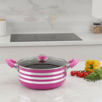 Ensemble de 10 casseroles en alliage d'aluminium de haute qualité, antiadhésives, pour la cuisine, les restaurants