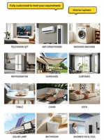 Cabine Apple de luxe moderne et portable, type mini-villa capsule préfabriquée, maison-conteneur hôtelière pour hébergement, direct usine
