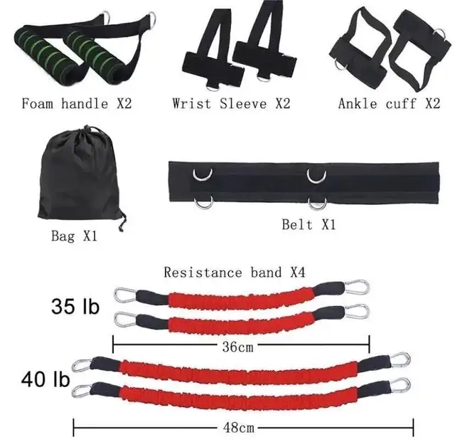 Banda de resistência mma para boxe, fitness, pulseira vertical, treinador de pular, tira de resistência para boxe