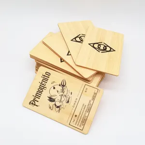 Custom Wood NFC Business Card