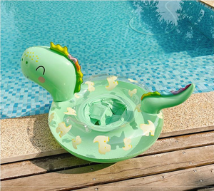Marazual Aufblasbarer Baby-Schwimmring, Niedlicher Dinosaurier-Poolreifen mit Sitz, Wasserdichtes Kinderspielzeug für Sommer Strand Schwimmen - Product Image 6
