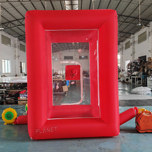 नया ट्रेंड मनी कैथिंग फ्लाइंग बूथ इन्फ्लैटेबल मनी ग्रैब मशीन इन्फ्लैटेबल कैश क्यूब - Product Image 3