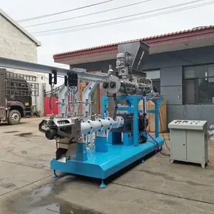 Factory Price Pet Cat Dog Pellets Food Extruder Processing Machine Plant for sale Russia