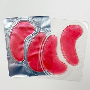 Parches <span class=keywords><strong>de</strong></span> Colágeno Orgánico Herbal Rosa, Reafirmantes, Antiarrugas, Hidratantes, Iluminadores, Veganos, Marca Privada OEM - Product Image 3