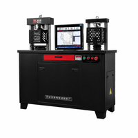 Máquina Automática de Compresión de Cemento Controlada por Microcomputadora YAW-300C, Probador de Resistencia a la Presión de 300kN para Análisis de Cemento y Mortero