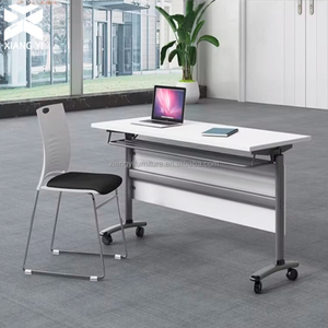 Table de bureau portable, bureau <span class=keywords><strong>d</strong></span>'ordinateur, table mobile pour l'école, table pliable, table de conférence, salle de formation, table pliante, mobilier de bureau - Product Image 2