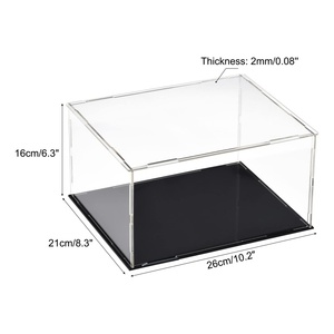 Xách tay rõ ràng Acrylic hiển thị trường hợp cho sưu tầm đồ chơi lưu trữ nhà hiện đại tổ chức thay thế kính trường hợp cho hành động - Product Image 2