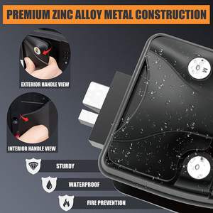 Clavier d'entrée sans clé amélioré pour camping-car, serrure de porte sans fil à empreintes digitales pour <span class=keywords><strong>caravane</strong></span> - Product Image 5