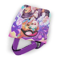 Fournisseur en gros, service à guichet unique, sac seau en toile personnalisé avec impression de dessins animés d'anime pour les fans d'anime